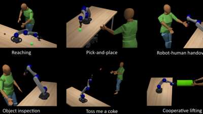 Human-Robot Gym: Benchmarking Reinforcement Learning in Human-Robot Collaboration